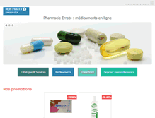 Tablet Screenshot of pharmacie-errobi.com
